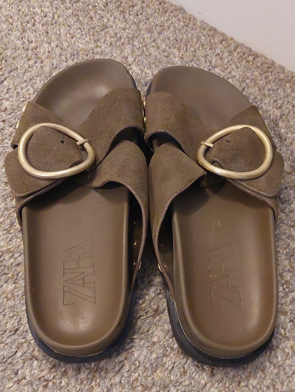 Zara Suede Sandals - Picture 3 of 6